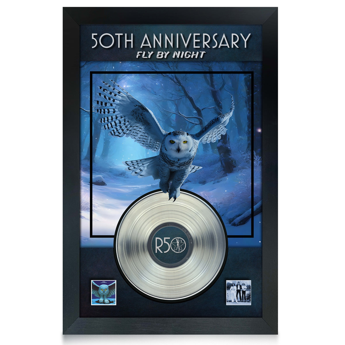 Rush Framed 50th Anniversary Fly by Night – Rush Backstage