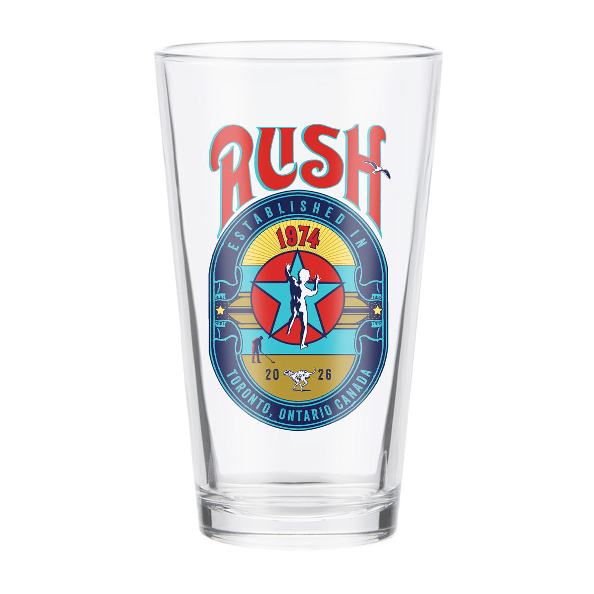 Rush Sunrise Pint Glass