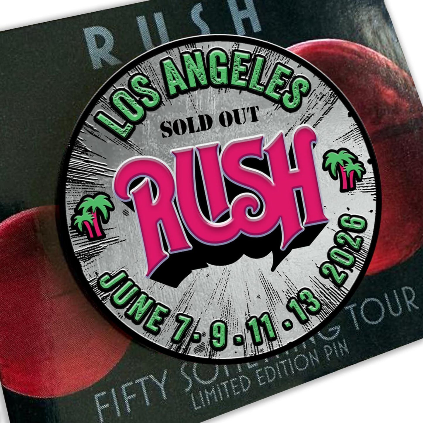 Los Angeles Event Pin - Fifty Something Tour