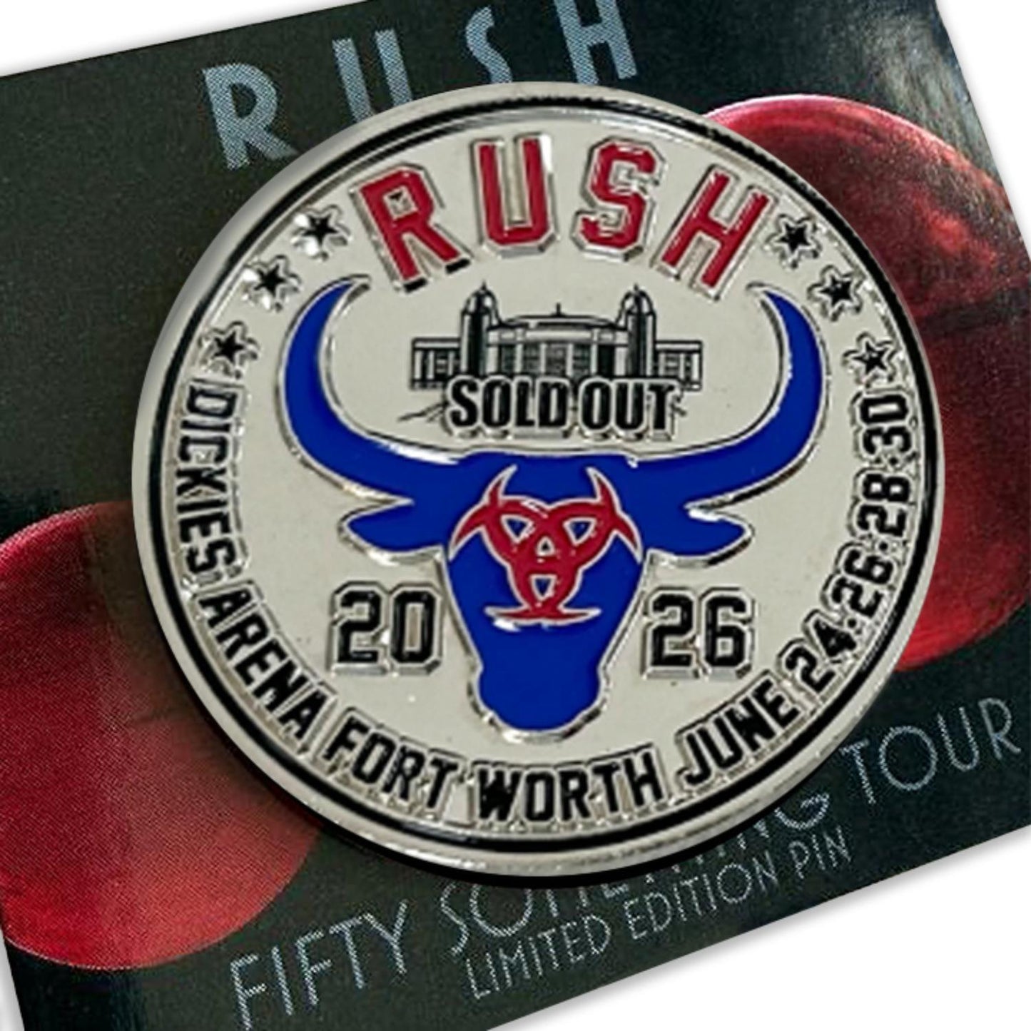 Fort Worth Event Pin - Fifty Something Tour