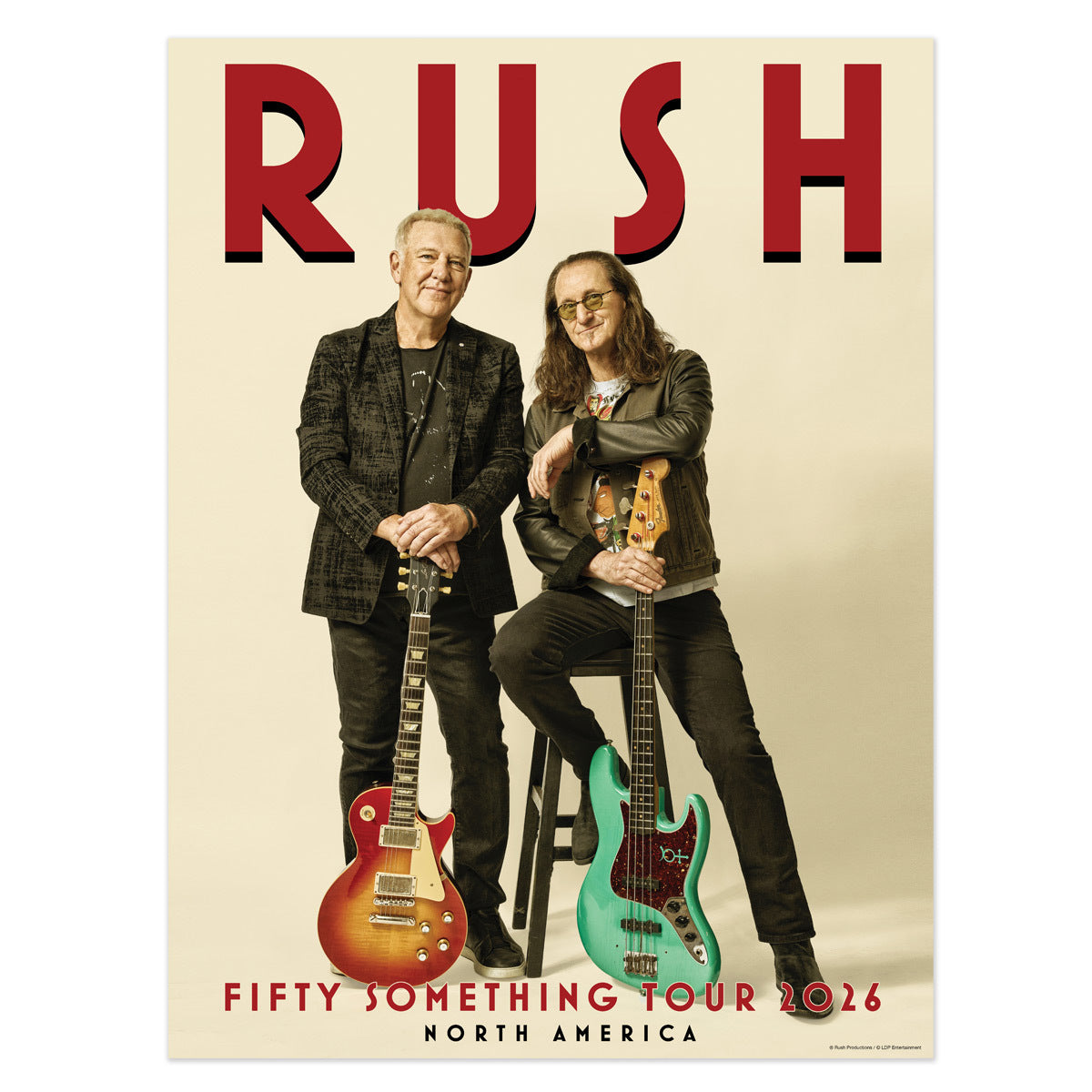 Rush Fifty Something Tour Poster – Official Rush Backstage Merch