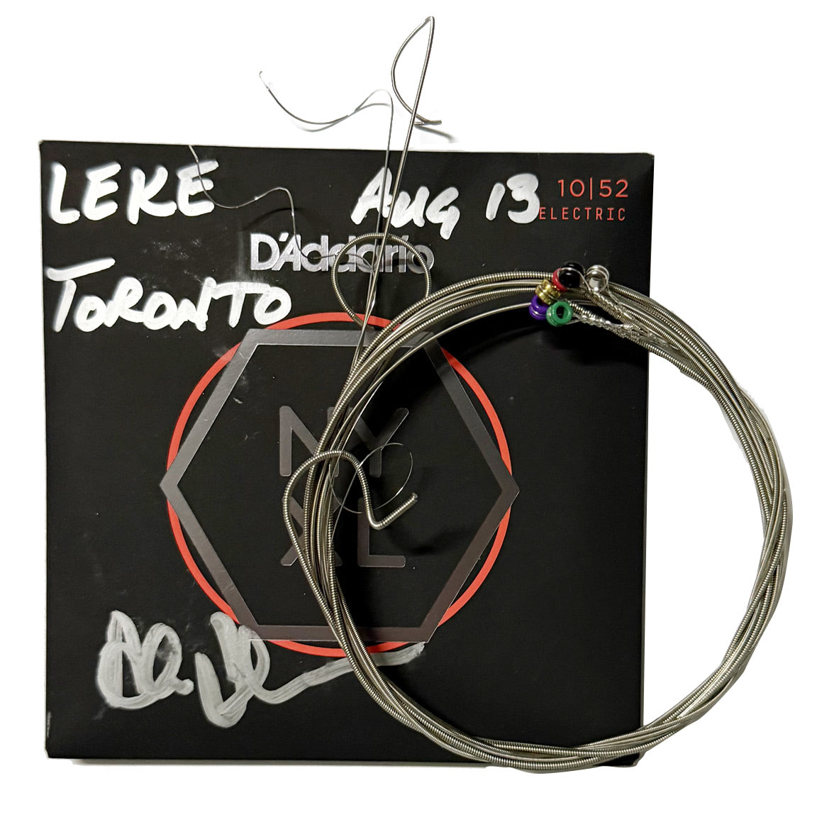 Alex Lifeson Show-Played Collector Strings