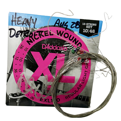 Alex Lifeson Show-Played Collector Strings