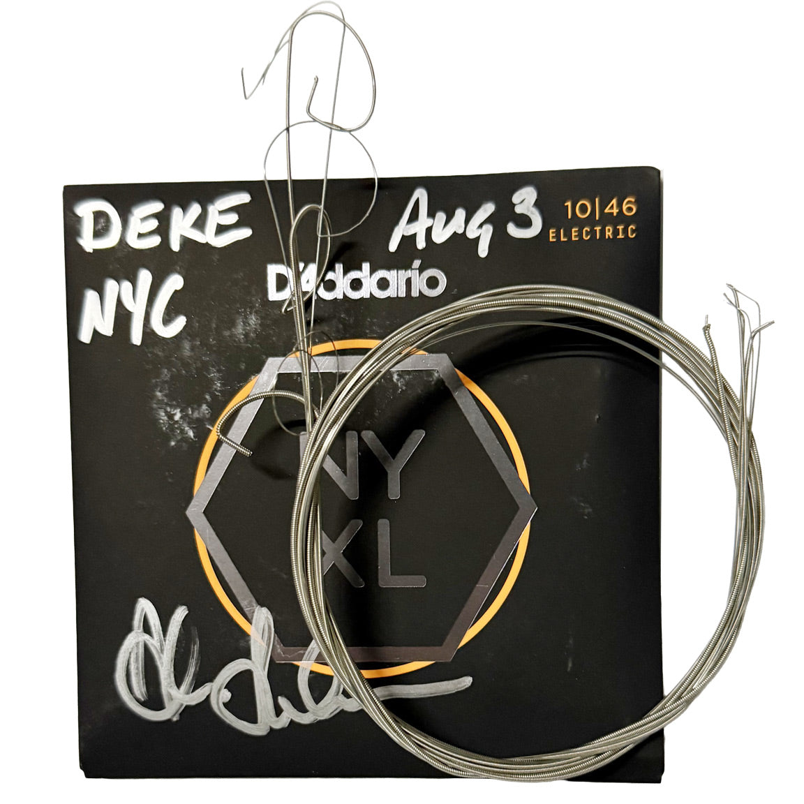 Alex Lifeson Show-Played Collector Strings