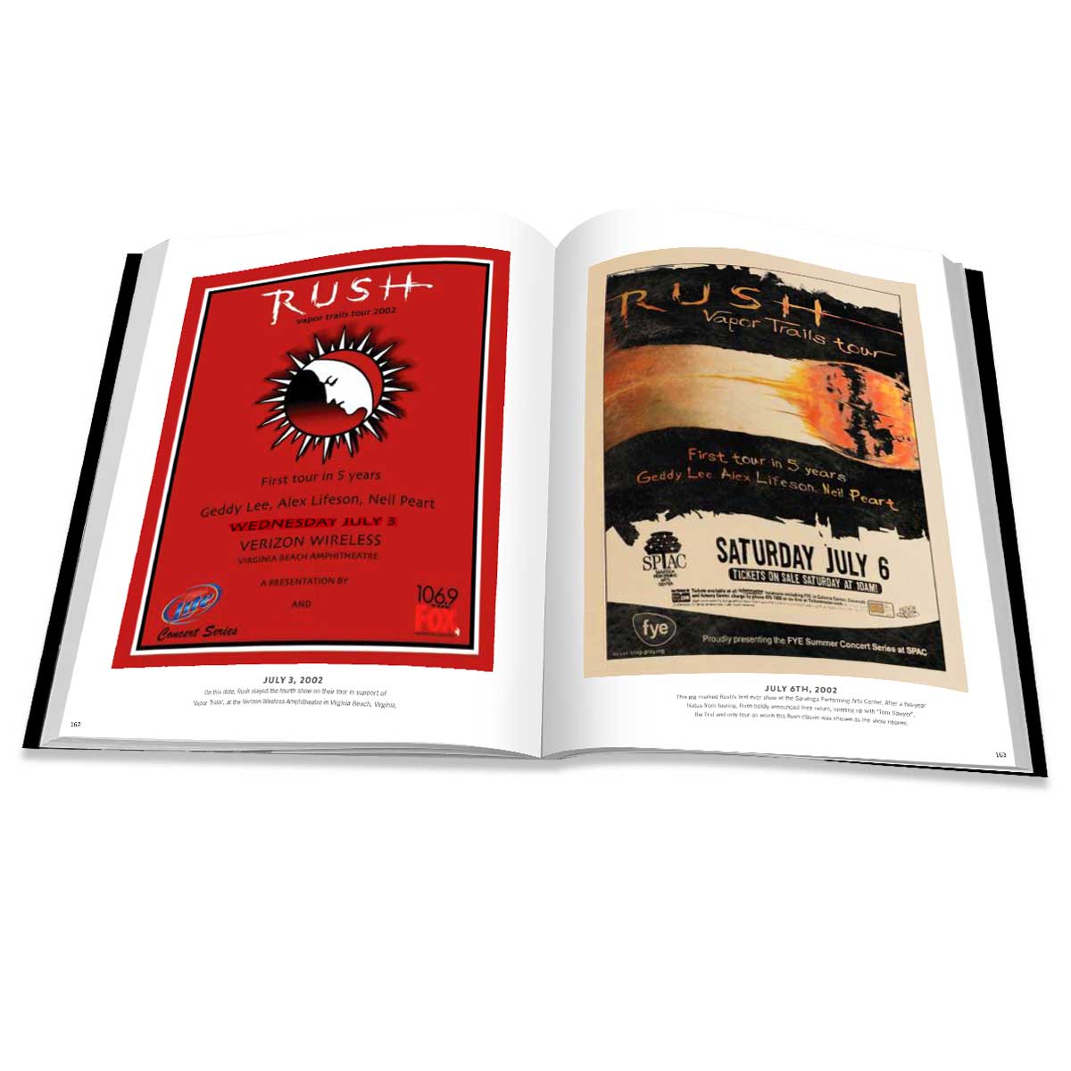 Rush Gig Poster Book Classic Edition – Official Rush Backstage