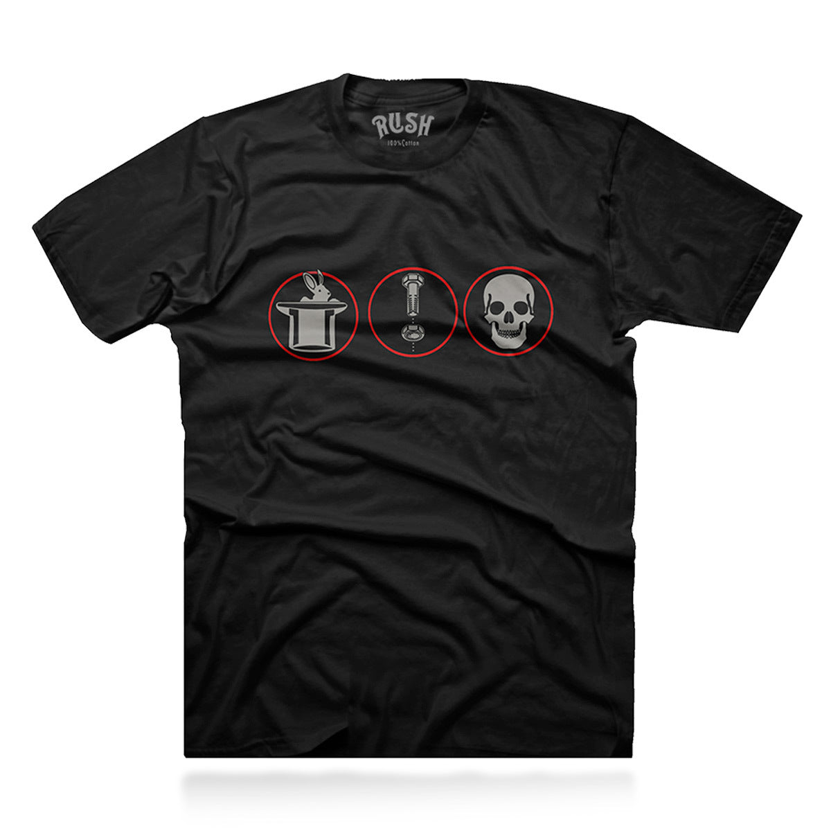 Neil Peart R40 Stage Tee - Tri Logo