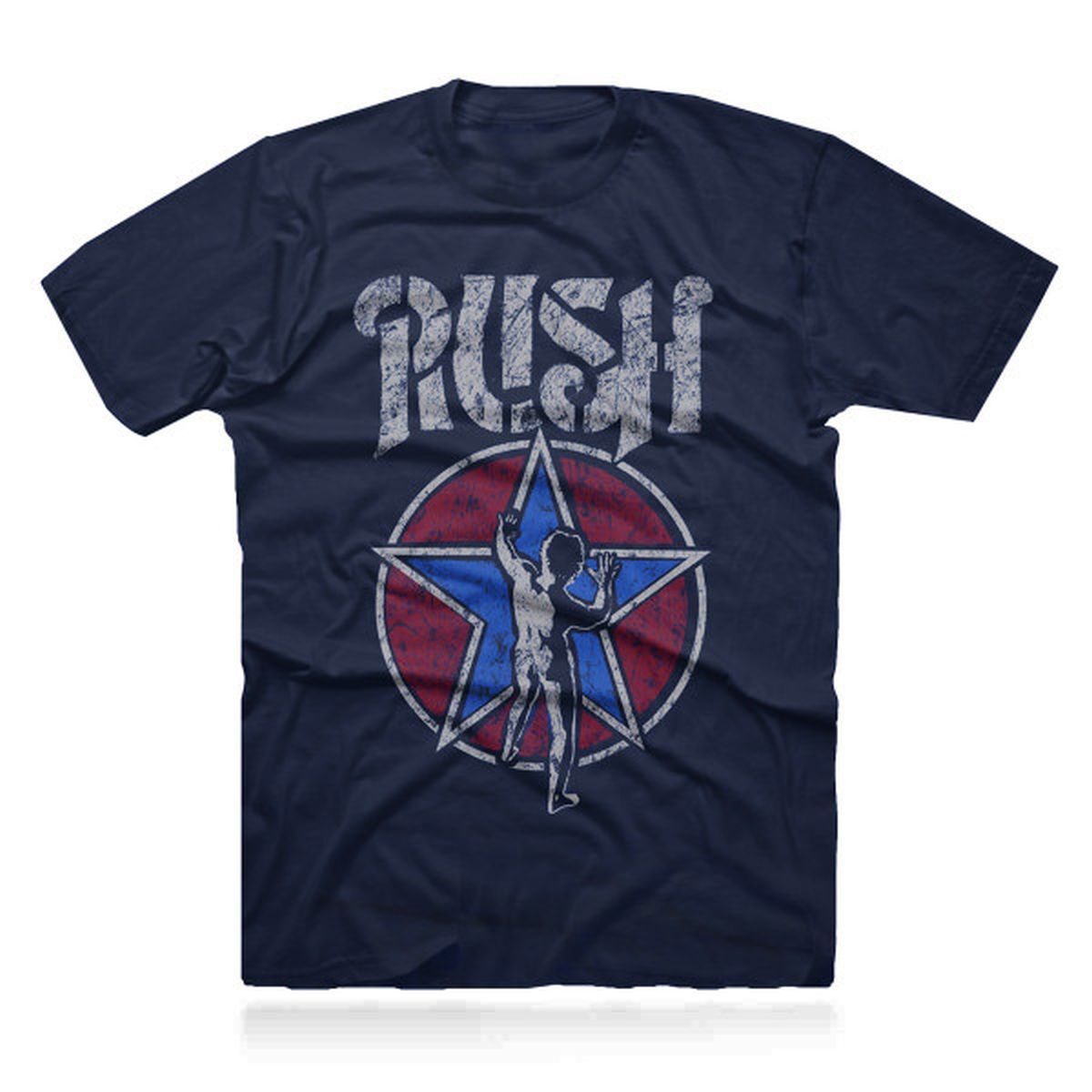 Navy Stencil Starman Tee