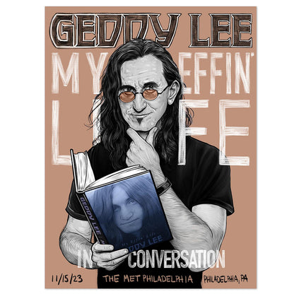 Geddy Lee Gig Litho(Choice of City)