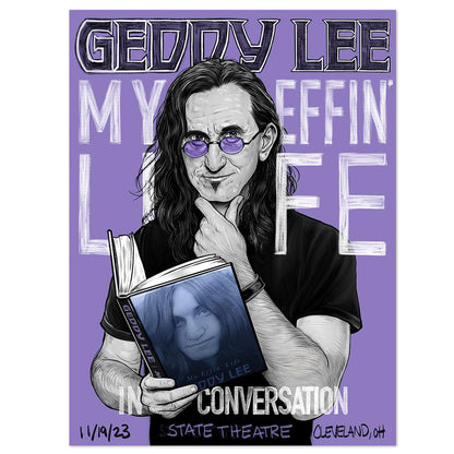 Geddy Lee Gig Litho(Choice of City)
