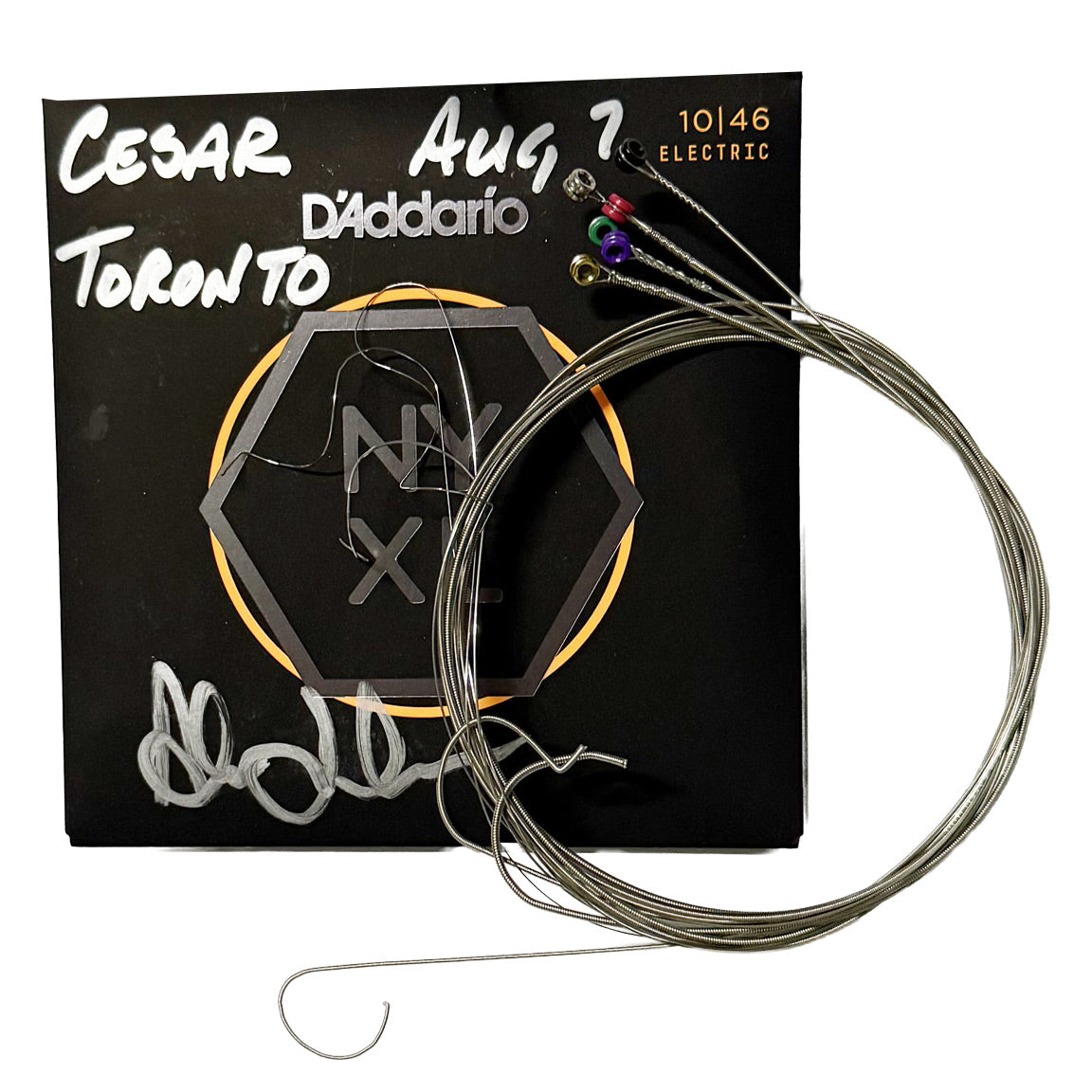 Alex Lifeson Show-Played Collector Strings