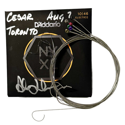 Alex Lifeson Show-Played Collector Strings