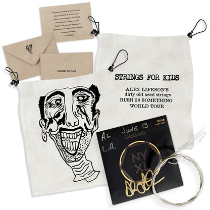 Alex Lifeson Show-Played Collector Strings