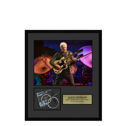 Alex Lifeson Framed Collector Edition Strings