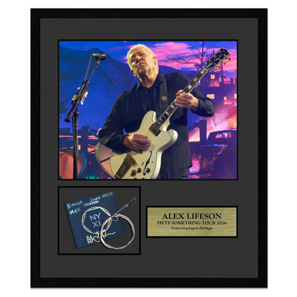 Alex Lifeson Framed Collector Edition Strings