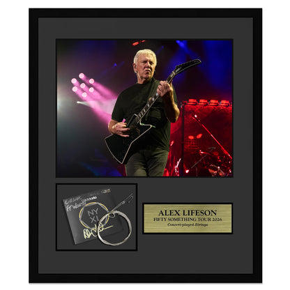 Alex Lifeson Framed Collector Edition Strings