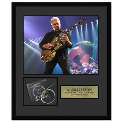 Alex Lifeson Framed Collector Edition Strings