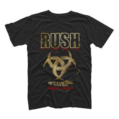 Rush Stage Logo 50 Something Tour T-Shirt – Official Rush Backstage Merch