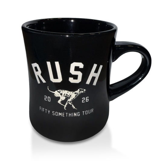Something Dalmatian Black Coffee Mug