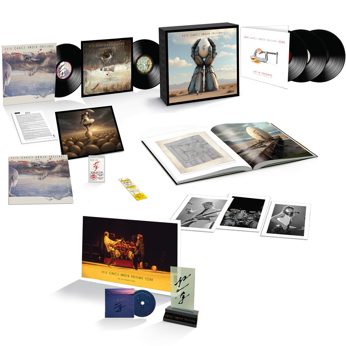 Rush Grace Under Pressure Super Deluxe 5LP + Blu-Ray – Rush Backstage